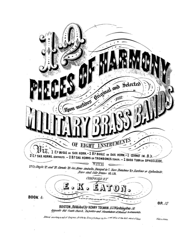 Brass band and Ragtime Musical Arrangements